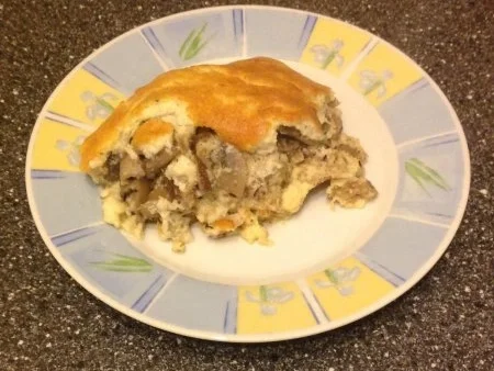 Crouton - Champignon - Auflauf - Rezept