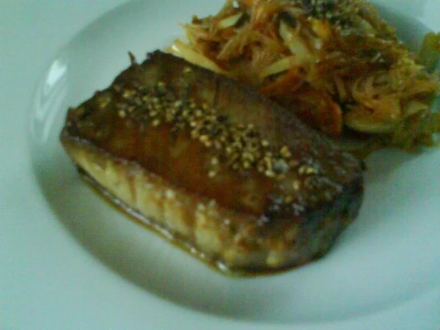 Teriyakithunfisch mit süß saurer Glasnudel-Gemüsepfanne aus dem Wok - Rezept - Bild Nr. 3