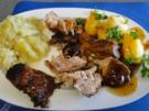 Schweinekrustenbraten mariniert NT  mit Jaromakohl - Rezept