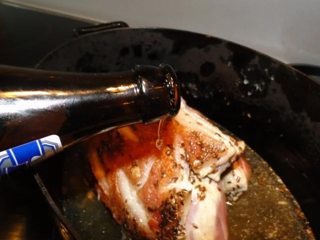 Schweinekrustenbraten mariniert NT  mit Jaromakohl - Rezept - Bild Nr. 3