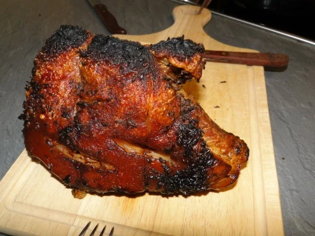 Schweinekrustenbraten mariniert NT  mit Jaromakohl - Rezept - Bild Nr. 8