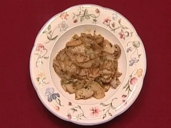 Porcini e Pesce (Steinpilze und Pfirsiche – Walter Freiwald) - Rezept