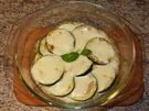 Rezept: Zucchini mit Mozarella überbacken Zucchini mit Mozarella überbacken - Rezept