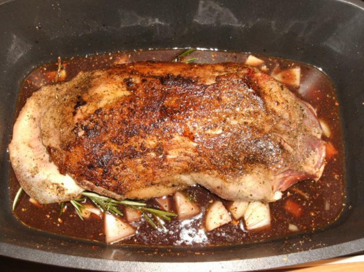 Bilder für Fleisch: Lammschulter, geschmort, V.1 - Rezept