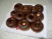 Mini-Donuts mit Schokoladen-Glasur - Rezept