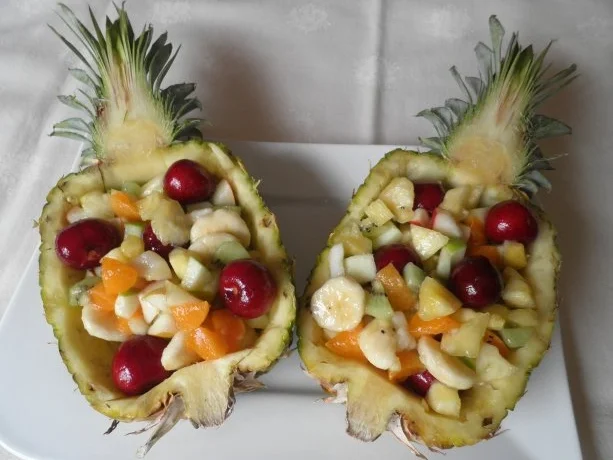 Rezept: Einfach nur Obstsalat ... Einfach nur Obstsalat ... - Rezept