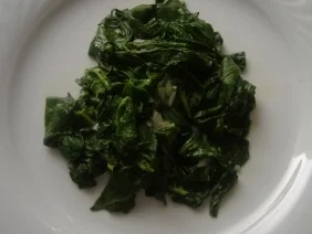 Blattspinat aus dem Ofen - Rezept