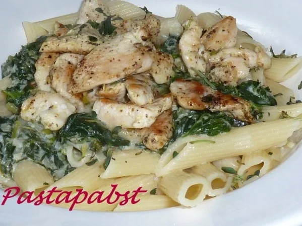 Gorgonzola-Hähnchen-Pasta - Rezept - Bild Nr. 4