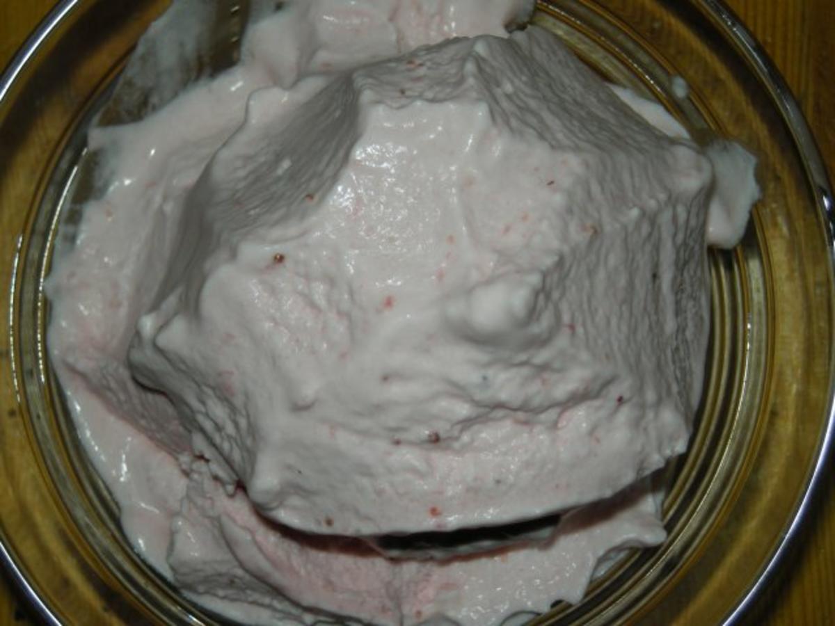 Erdbeer - Joghurt - Eis - Rezept