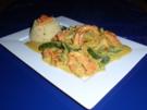 Wildlachs-Gurken-Zwiebel-Soße mit Couscous - Rezept