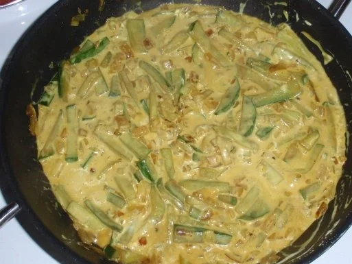 Wildlachs-Gurken-Zwiebel-Soße mit Couscous - Rezept - Bild Nr. 8