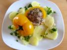 Paprika mit Hack-Ricotta Füllung - Rezept