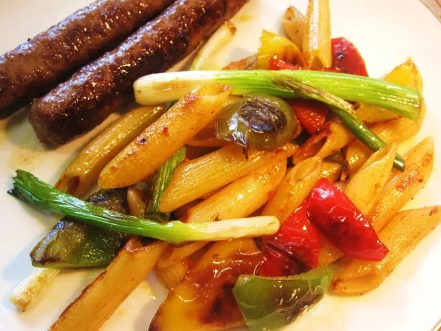 Gemüse-Nudeln all´ arrabiata mit buntem Paprika ... - Rezept - Bild Nr. 7