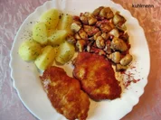Jägerschnitzel vom Hähnchen - Rezept