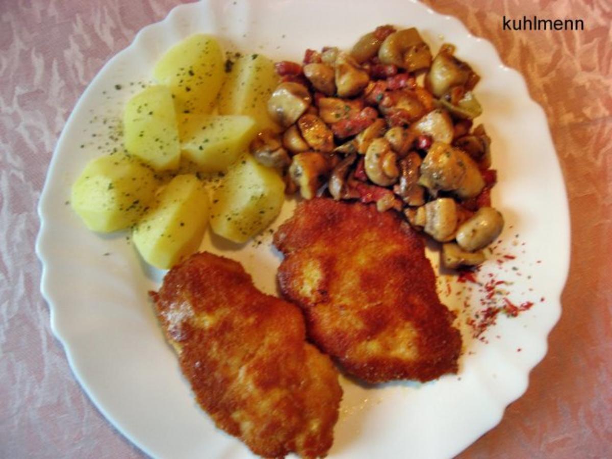 Bilder für Jägerschnitzel vom Hähnchen - Rezept