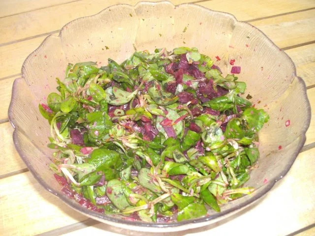 Salat: Feldsalat mit roter Beete - Rezept