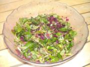 Salat: Feldsalat mit roter Beete - Rezept