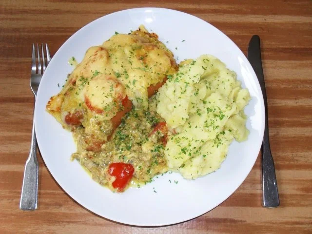 Rezept: Überbackene Knacker Überbackene Knacker - Rezept