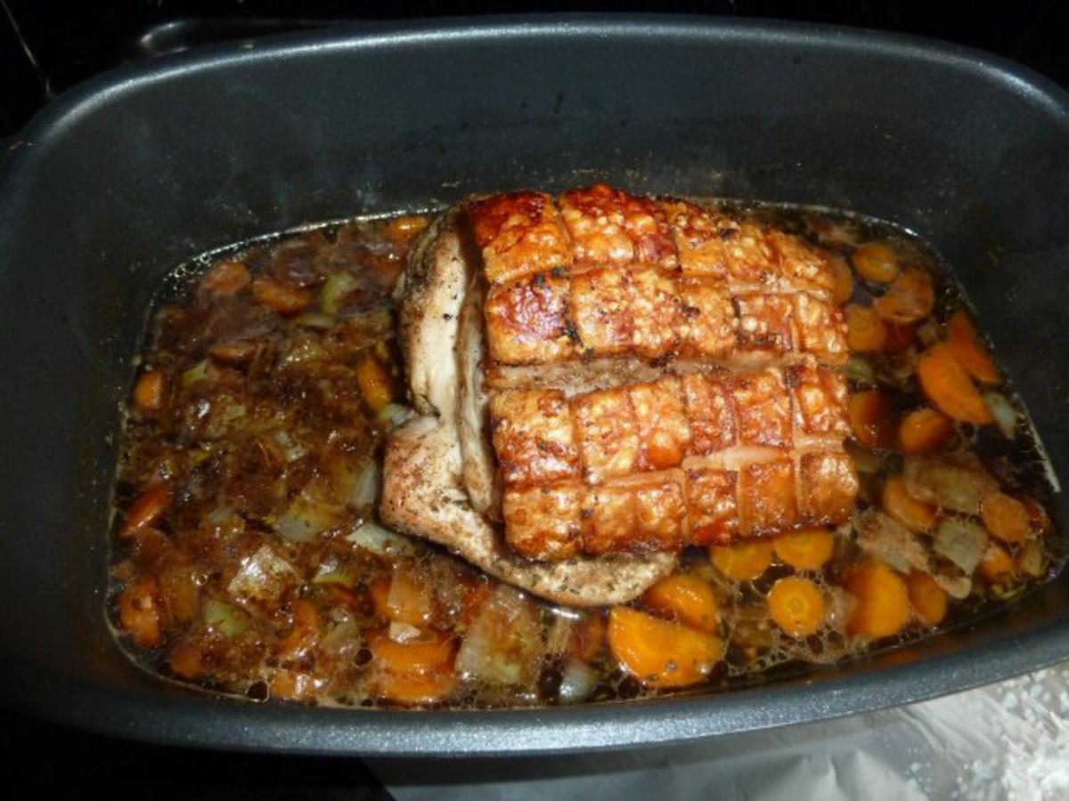 Krustenbraten mit Biersosse - Rezept mit Bild - kochbar.de