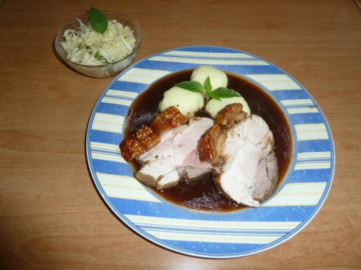 Krustenbraten mit Biersosse - Rezept - Bild Nr. 4