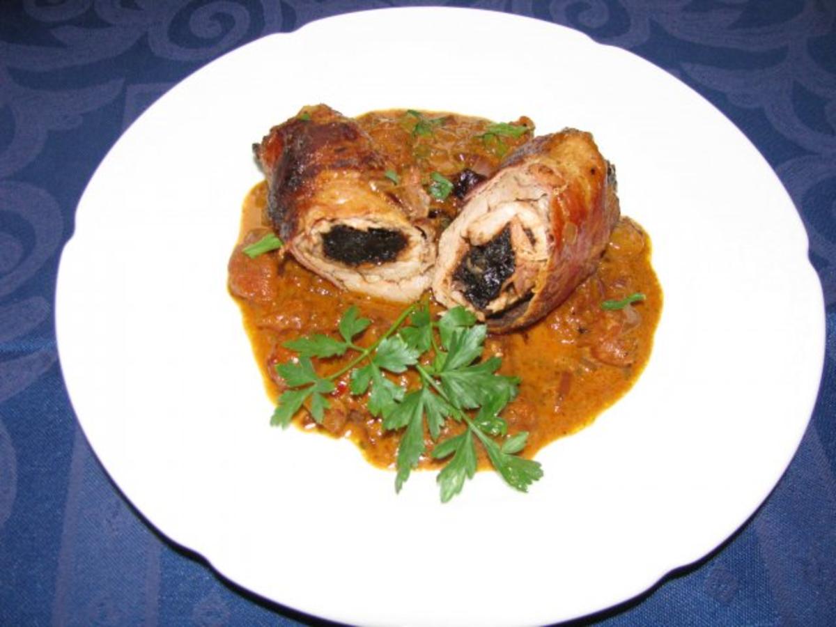 Fleisch: Schnitzelröllchen mit Pflaumenfüllung - einfach - von saturnia
