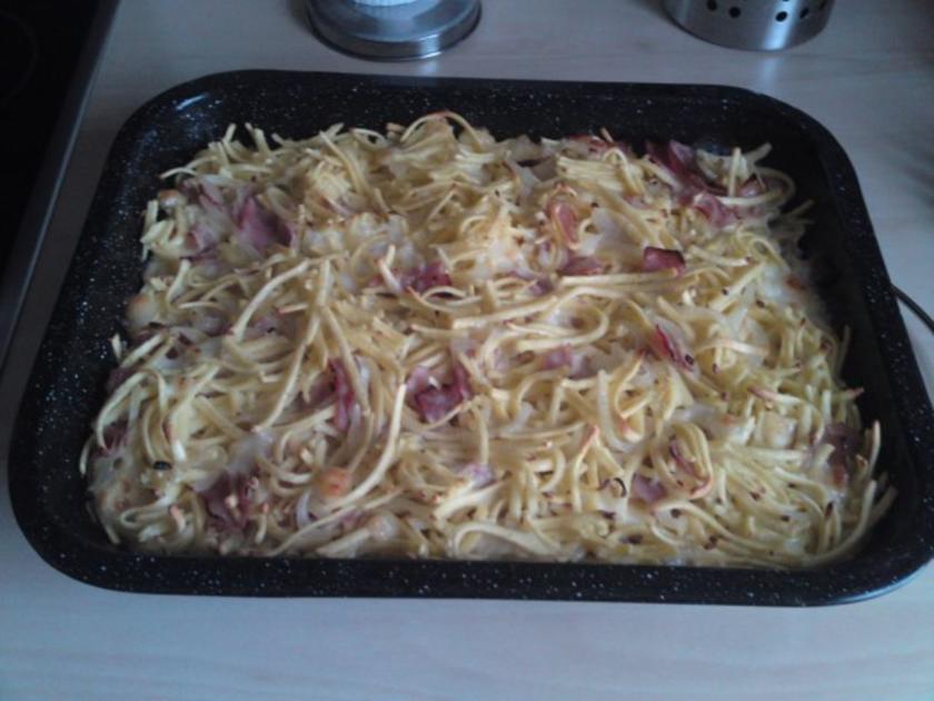 Leo´s Spätzle-Schinken-Käse -Auflauf - Rezept - kochbar.de