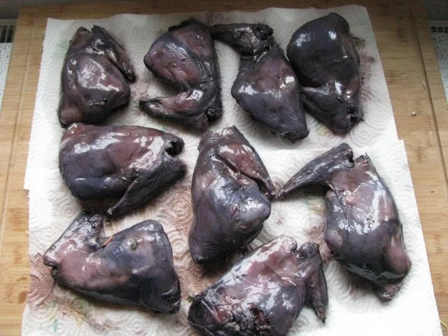 Wild: Wildhasenkeulen in Rotweinsoße - Rezept - Bild Nr. 6