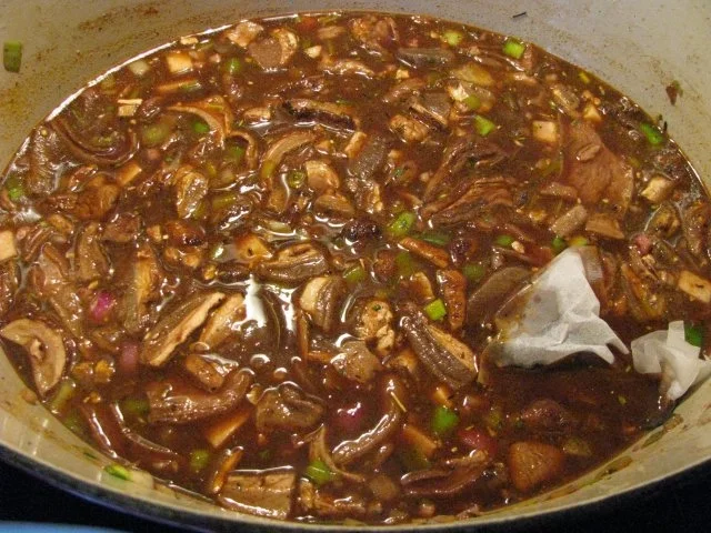 Wild: Wildhasenkeulen in Rotweinsoße - Rezept - Bild Nr. 8