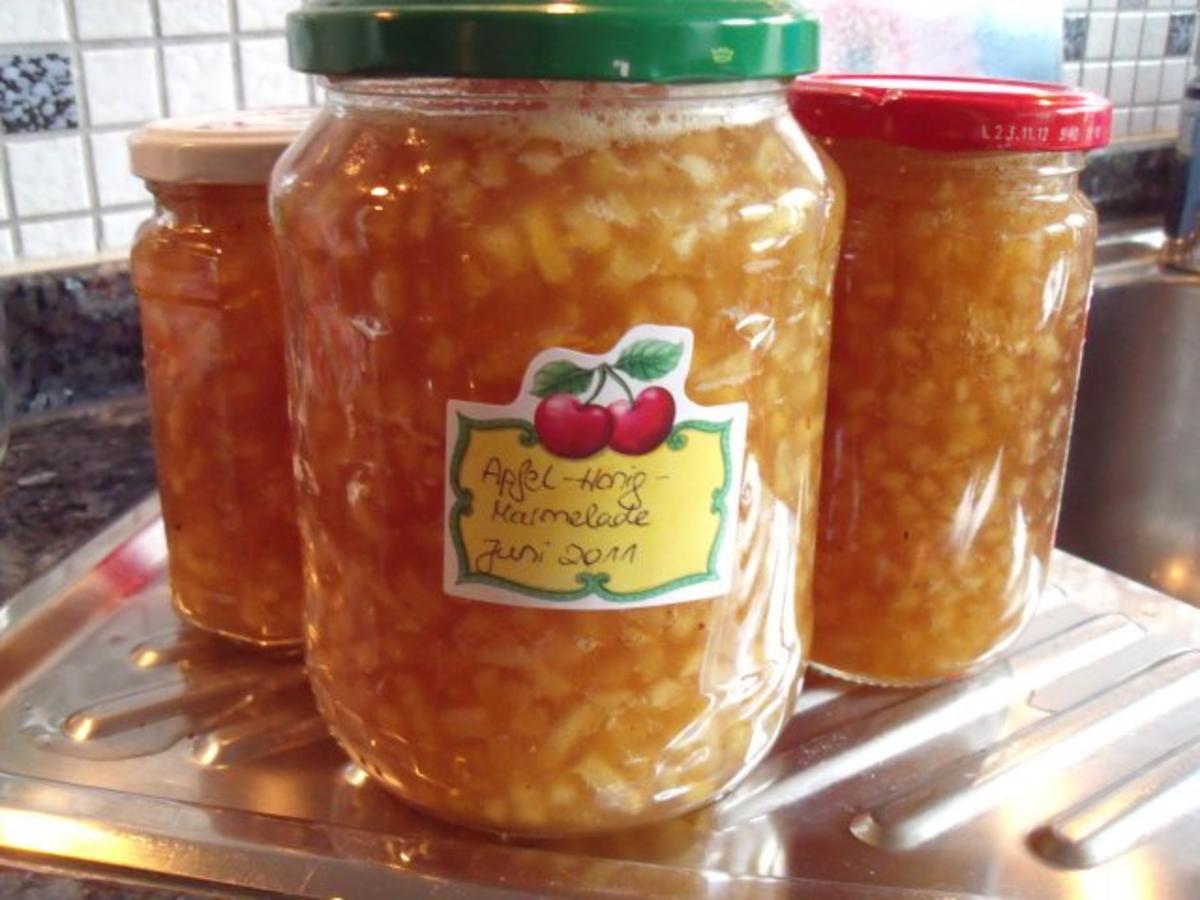 Honig-Apfel-Marmelade - Rezept