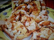 Apfelkuchen mit Knusperkrokant - Rezept