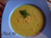 Suppen: Kohlrabi-Apfel Suppe mit Curry - Rezept