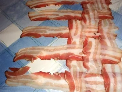 Fleisch: Hackbraten gefüllt im Speckmantel - Rezept - Bild Nr. 2