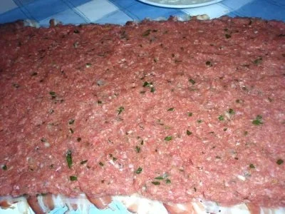 Fleisch: Hackbraten gefüllt im Speckmantel - Rezept - Bild Nr. 4