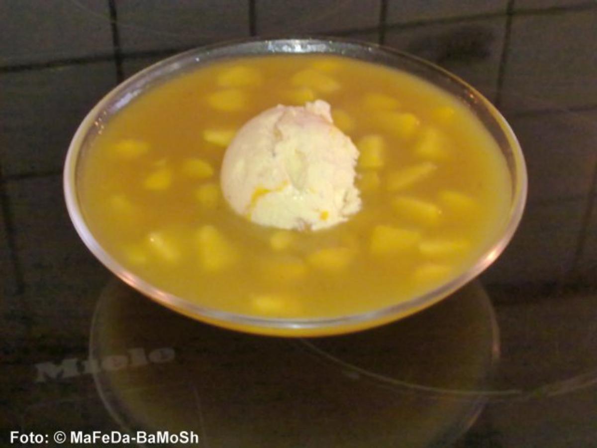 Pfirsich-Kaltschale - Rezept mit Bild - kochbar.de