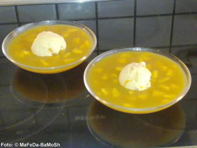 Pfirsich-Kaltschale - Rezept - Bild Nr. 2