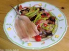 Matjesfilet auf buntem Bohnensalat - Rezept