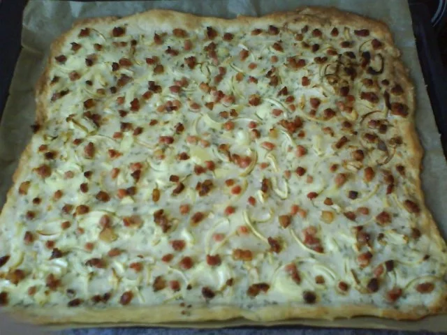 Flammkuchen mit Kräutern - Rezept - Bild Nr. 2