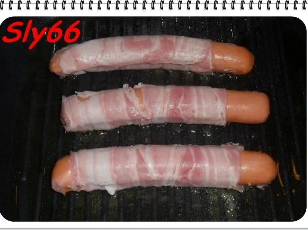 Fleischgerichte:Bernerwürstel mit Curryreis und Zwiebelsoße - Rezept - Bild Nr. 3