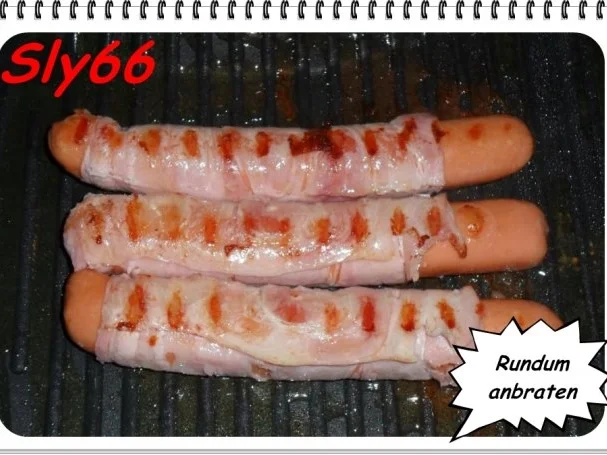 Fleischgerichte:Bernerwürstel mit Curryreis und Zwiebelsoße - Rezept - Bild Nr. 4