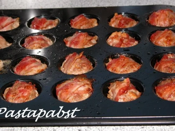 Hackmuffins in Speck gewickelt - Rezept - Bild Nr. 3