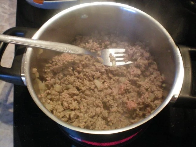 Rezept: Ratatouille mit gebratenem Tatar dazu Spirelli-Nudeln Bild Nr. 3 Ratatouille mit gebratenem Tatar dazu Spirelli-Nudeln - Rezept - Bild Nr. 3