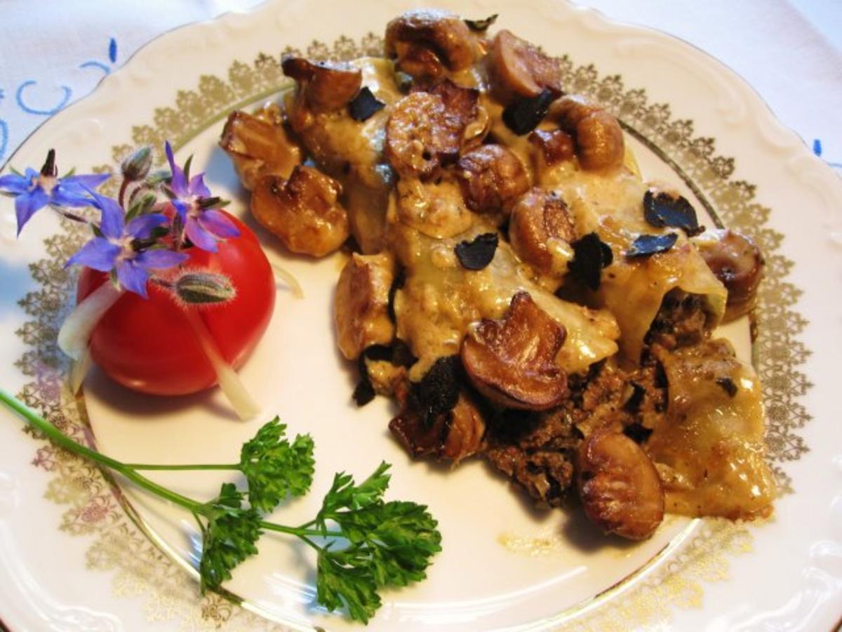 Edle Pilz-Cannelloni mit Champignons und Trüffeln ... - Rezept - Bild Nr. 8