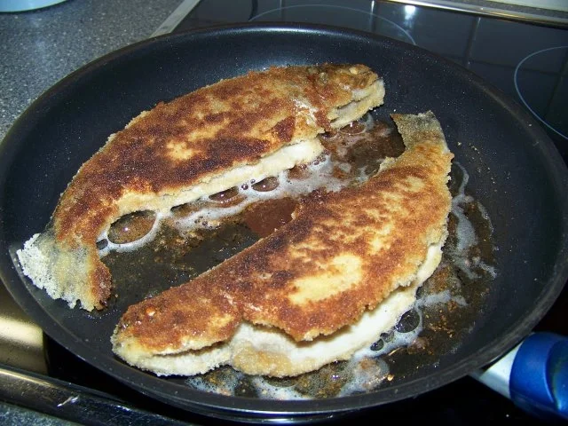 Fisch - Forelle mit Backkartoffel und Gurkensalat - Rezept