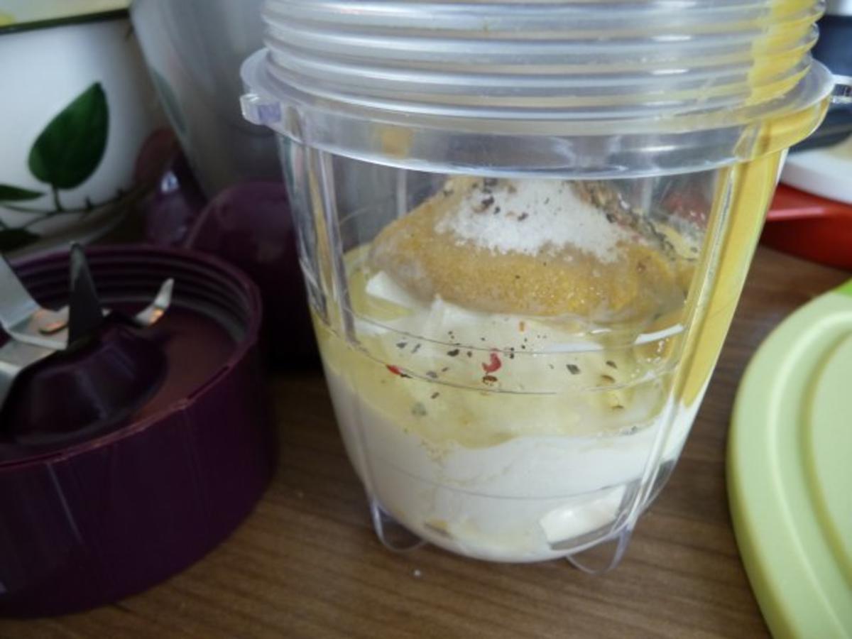 Salat : Eisbergsalat mit Joghurtdressing - Rezept - Bild Nr. 4
