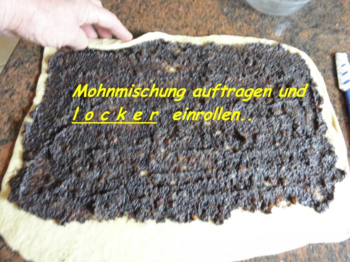 Hefe:    MOHNSCHNECKEN - Rezept - Bild Nr. 6