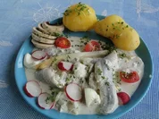 Heringstip richtig schön lecker leicht - Rezept