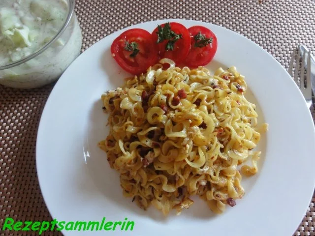 Rezept: Nudeln: schnelle NUDELPFANNE Nudeln: schnelle NUDELPFANNE - Rezept