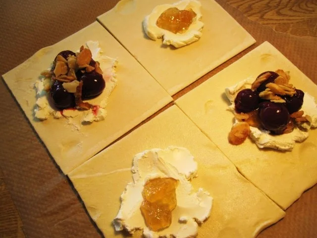 Blätterteig mit Kirschen drin - Rezept - Bild Nr. 2