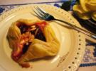 Blätterteig mit Kirschen drin - Rezept