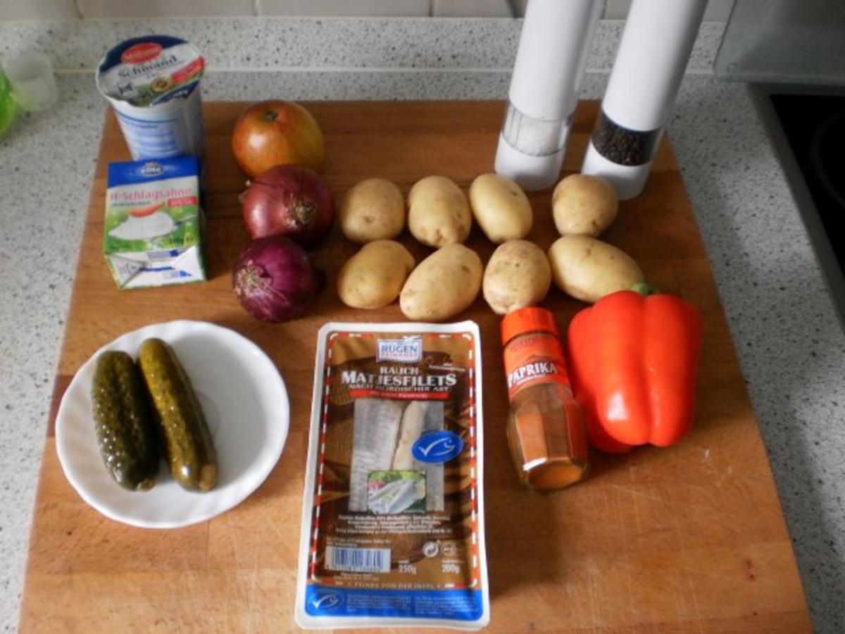Paprika-Kartoffeln zu Matjes - Rezept - Bild Nr. 2